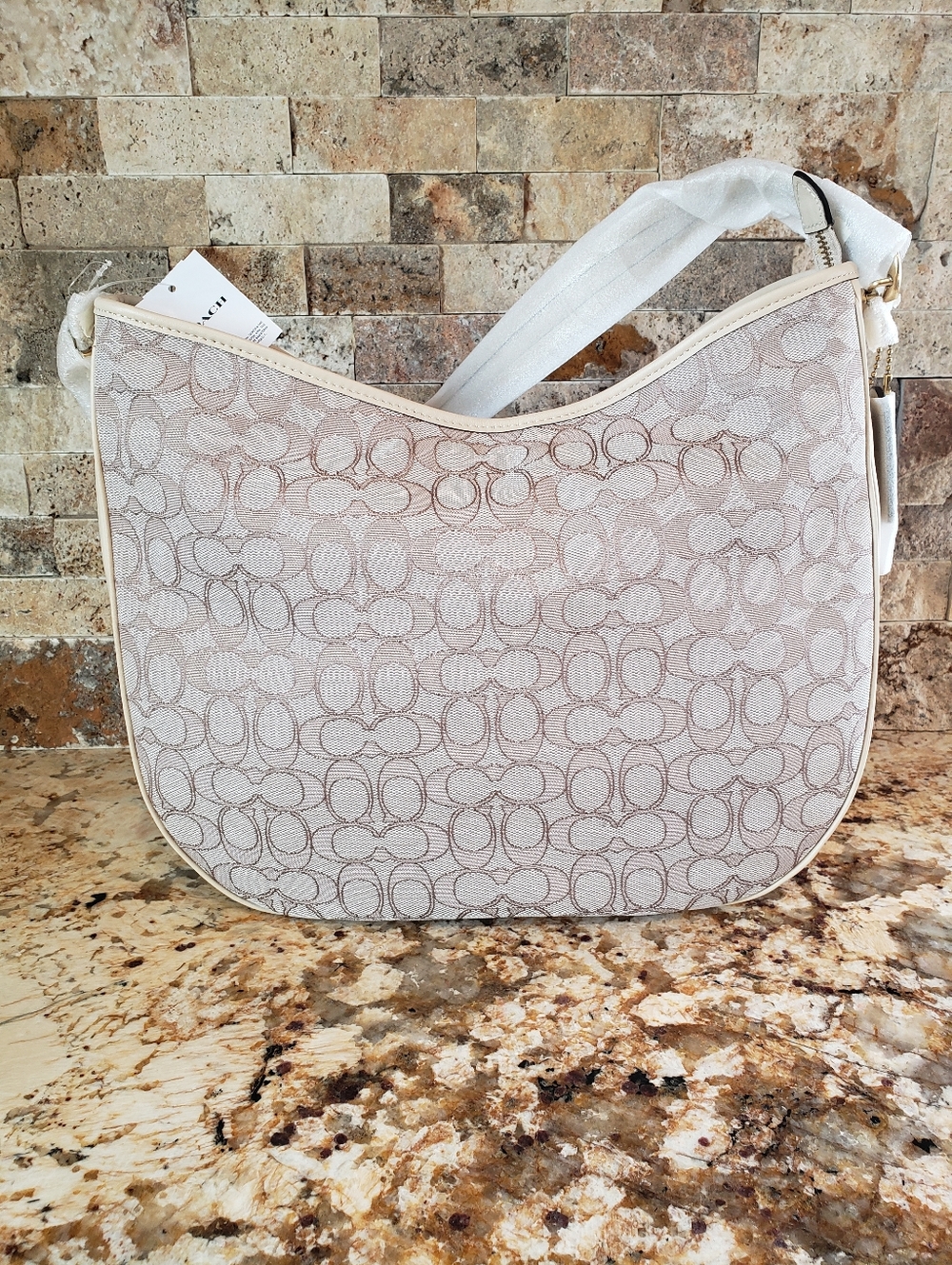 NWT Authentic COACH Jaquard Tabby Hobo - Picture 4 of 14